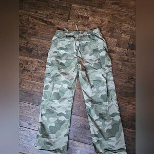Hollister Green Camo Boyfriend Jeans